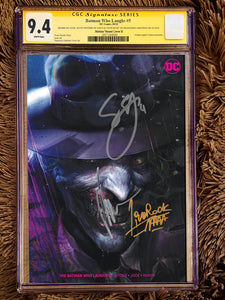 Batman Who Laughs #5 Francesco Mattina CGC 9.4 Signed