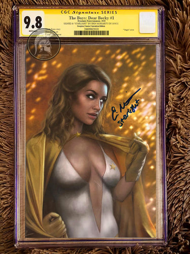 The Boys: Dear Becky # 1 - Cohen Ed CGC 9.8 Signed by Erin Moriarty