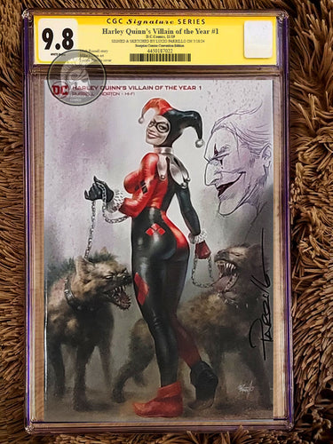 Harley Quinn's Villain of the Year #1 - Parrillo C2E2 CGC 9.8 Remarked