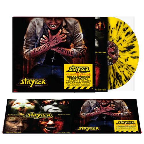 Stryper - Murder by Pride (Yellow w/ Black Splatter Remastered)