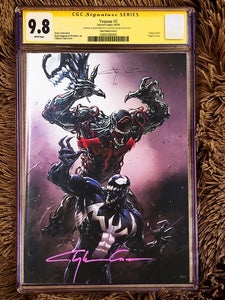 Venom #2 - Virgin Variant Sketched by Clayton Crain CGC 9.8