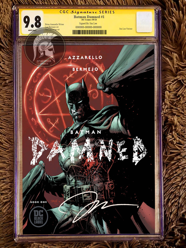 Batman Damned #1 Jim Lee Variant CGC 9.8 Signature Series