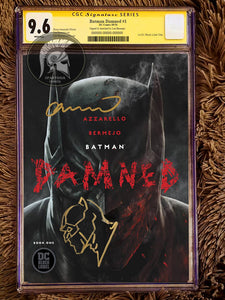 Batman Damned #1 Bermejo Edition CGC 9.6 Signed & Remarked by Bermejo