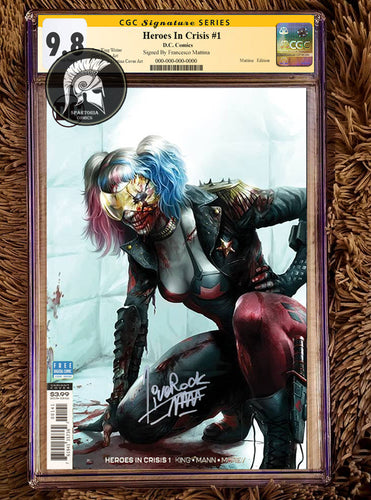 Heroes In Crisis #1 - Francesco Mattina 1:200 Variant CGC 9.8