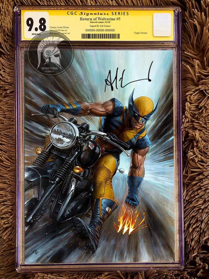 Return of Wolverine #5 - Granov Virgin Variant CGC 9.8 Signed