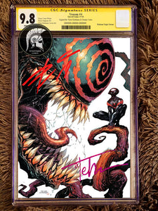 Venom #4 Kirkham Variant CGC 9.8 Signed by Kirkham & Cates